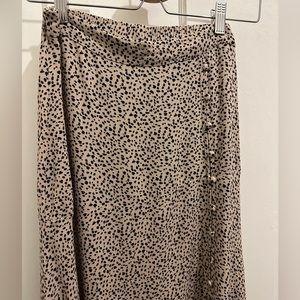 Tiny animal print skirt from AE